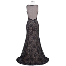 Load image into Gallery viewer, High-Split Lace Ball Gown Evening Prom Party Dress ST168