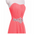 Cheap Classy Mint A-line Strapless Beading Chiffon Sleeveless Pleat Long Prom Dresses RS774