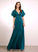 Floor-Length Satin Silhouette Neckline Fabric V-neck Length A-Line Straps Danielle Natural Waist Floor Length Bridesmaid Dresses