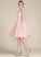 Embellishment Fabric Neckline Knee-Length A-Line Silhouette Length Ruffle ScoopNeck Kailey A-Line/Princess Sleeveless Bridesmaid Dresses