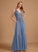 V-neck Silhouette Embellishment Neckline A-Line Length Fabric Pockets Floor-Length Angela Straps Sleeveless Bridesmaid Dresses
