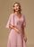 Floor-Length Neckline Fabric Lace V-neck A-Line Embellishment Silhouette Length Arielle A-Line/Princess Floor Length Bridesmaid Dresses