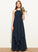 Neck Mildred A-Line Junior Bridesmaid Dresses With Chiffon Ruffles Floor-Length Scoop Cascading