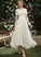Asymmetrical Lace With Wedding Dresses V-neck Jacqueline Dress A-Line Wedding