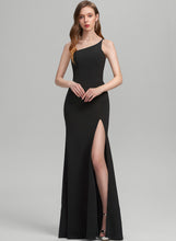 Load image into Gallery viewer, Sheath/Column Prom Dresses One-Shoulder Floor-Length Stretch Crepe Luz