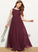 Scoop Lace Junior Bridesmaid Dresses Neck A-Line Beading With Chiffon Sequins Floor-Length Kendal