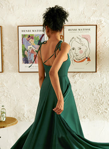 A-line Neck Formal Dresses Dresses Melinda Cowl