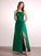 SplitFront Embellishment Floor-Length Neckline Silhouette One-Shoulder Fabric Length A-Line Kaley Bridesmaid Dresses