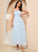 SquareNeckline Straps Neckline Silhouette Ankle-Length Length A-Line Fabric Kadence Bridesmaid Dresses