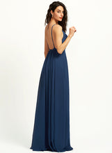 Load image into Gallery viewer, A-Line V-neck Floor-Length Prom Dresses Lauryn Chiffon