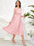 Knee-Length Silhouette Fabric Length Lace A-Line Sleeve Sleeves Straps Jaden A-Line/Princess Floor Length Bridesmaid Dresses