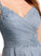Floor-Length Fabric Tulle Straps&Sleeves A-Line Neckline Length V-neck Lace Silhouette Cierra Floor Length Bridesmaid Dresses