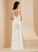 Load image into Gallery viewer, Wedding Dresses Stretch Crepe Wedding Floor-Length Dress Trumpet/Mermaid Luna