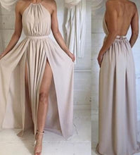 Load image into Gallery viewer, backless sexy prom dresses simple prom dresses cheap long prom dresseses RS532
