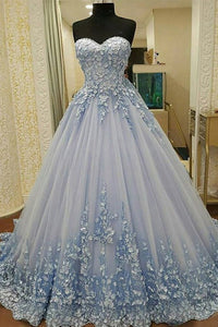 2024 Prom Dresses Sweetheart A Line Tulle With Handmade Flowers Lace Up