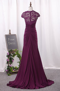2024 New Arrival Mother Of The Bride Dresses Mermaid Spandex With Applique