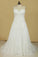 2024 Plus Size Sweetheart Tulle With Applique Court Train A Line Wedding Dresses
