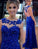 Royal Blue Sexy Prom Dresses Long Evening Dresses Backless Prom Dresses On Sale T97