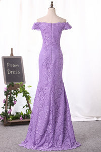 2024 New Arrival Off The Shoulder Lace Mother Of The Bride Dresses Floor Length
