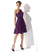 Knee-Length Bow(s) Embellishment A-Line Fabric Length Neckline Ruffle One-Shoulder Silhouette Mya Bridesmaid Dresses