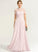 Embellishment Length Sequins Fabric Silhouette Floor-Length Neckline A-Line HighNeck Aracely Natural Waist A-Line/Princess Bridesmaid Dresses