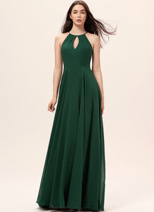 A-Line Length Floor-Length Straps Fabric Neckline ScoopNeck Silhouette Iyana Bridesmaid Dresses