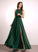 Neckline Embellishment A-Line HighNeck Length SplitFront Silhouette Floor-Length Fabric Laylah A-Line/Princess Floor Length Bridesmaid Dresses