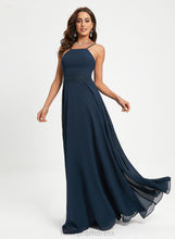 Load image into Gallery viewer, A-Line Halter Lace Floor-Length Chiffon Hailee Prom Dresses