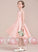 Knee-Length With Anabella Junior Bridesmaid Dresses A-Line Square Neckline Bow(s) Satin