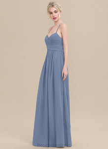 Ruffle Sweetheart Fabric Neckline Silhouette Embellishment A-Line Length Floor-Length Aryanna Bridesmaid Dresses