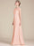 Fabric Embellishment Neckline ScoopNeck Beading Silhouette Floor-Length Length Bow(s) A-Line Sidney V-Neck Bridesmaid Dresses