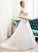 Illusion Tulle Stephanie Sweep Beading Train Ball-Gown/Princess Dress With Wedding Organza Wedding Dresses Sequins