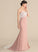 Sweetheart Lace SweepTrain Trumpet/Mermaid Straps Neckline Fabric Length Silhouette Undine A-Line/Princess Sleeveless Bridesmaid Dresses