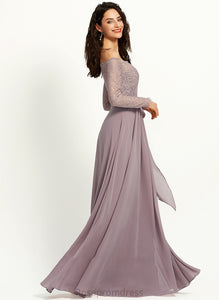 Silhouette Fabric Floor-Length Neckline Length Straps A-Line Off-the-Shoulder Lace Bethany A-Line/Princess V-Neck Bridesmaid Dresses