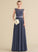 Neckline ScoopNeck Length Fabric Bow(s) Silhouette A-Line Floor-Length Embellishment Alexandra Short Sleeves Velvet Bridesmaid Dresses