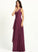 Embellishment Neckline Floor-Length Fabric V-neck A-Line Length SplitFront Silhouette Katherine Sheath/Column Spaghetti Staps Bridesmaid Dresses