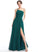 Floor-Length Fabric SplitFront Length Neckline Pockets One-Shoulder A-Line Embellishment Silhouette Kierra Bridesmaid Dresses