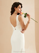Load image into Gallery viewer, Wedding Dresses Stretch Crepe Wedding Floor-Length Dress Trumpet/Mermaid Luna