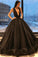 2024 Quinceanera Dresses Ball Gown V Neck Sequined Bodice Tulle Floor Length