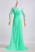 Load image into Gallery viewer, 2024 Mother Of The Bride Dresses Floor Length Chiffon
