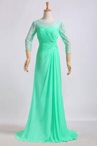 2024 Mother Of The Bride Dresses Floor Length Chiffon