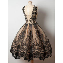 Load image into Gallery viewer, Homecoming Dresses A Line With Applique Tulle Scoop
