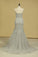 2024 Tulle Prom Dresses Strapless With Applique And Beads Mermaid