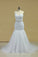 2024 Sweetheart Ruffled Bodice Mermaid Wedding Dress Tulle With Beading