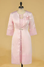 Load image into Gallery viewer, 2024 Scoop With Applique And Jacket Mother Of The Bride Dresses Satin