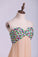 2024 Multi Color Beadwork & Beaded Straps Connecting Across The Center Of The Back Prom Dresses