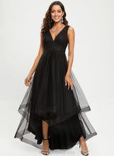 Load image into Gallery viewer, Prom Dresses Tulle V-neck Ball-Gown/Princess Nataly Asymmetrical
