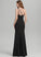 Sheath/Column Prom Dresses One-Shoulder Floor-Length Stretch Crepe Luz