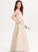 Madison With Floor-Length V-neck Pockets Junior Bridesmaid Dresses A-Line Satin