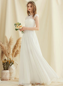 Lace A-Line Chiffon Alexa Wedding Dresses Floor-Length Dress Wedding